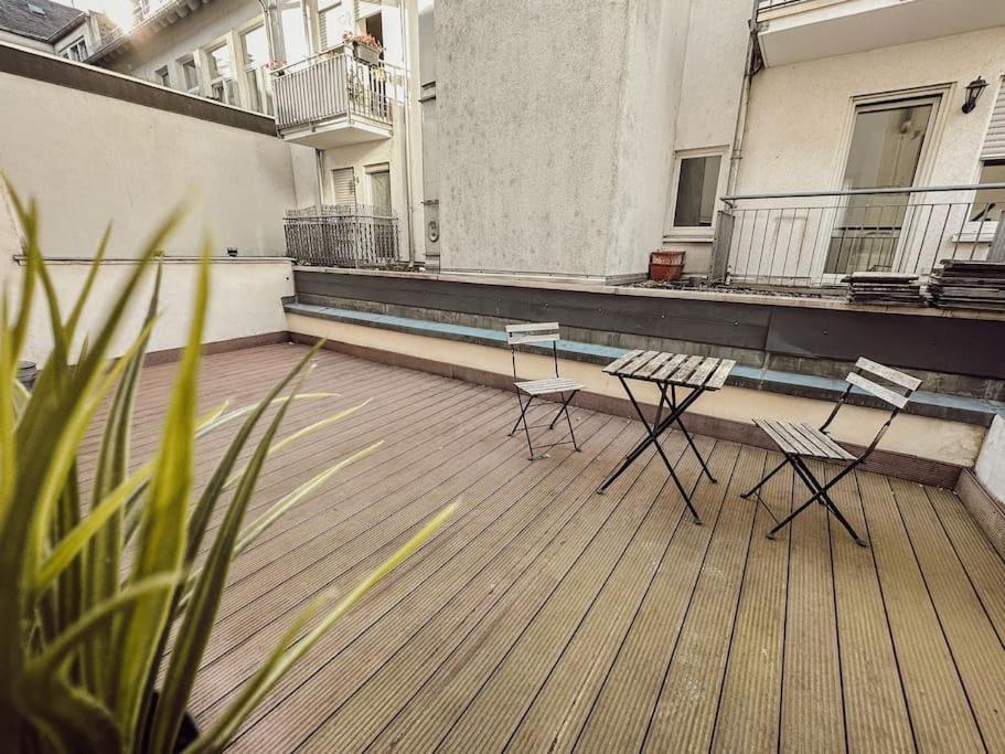 Studio Mit Terrasse Altstadt Koblenz Coblenza Esterno foto