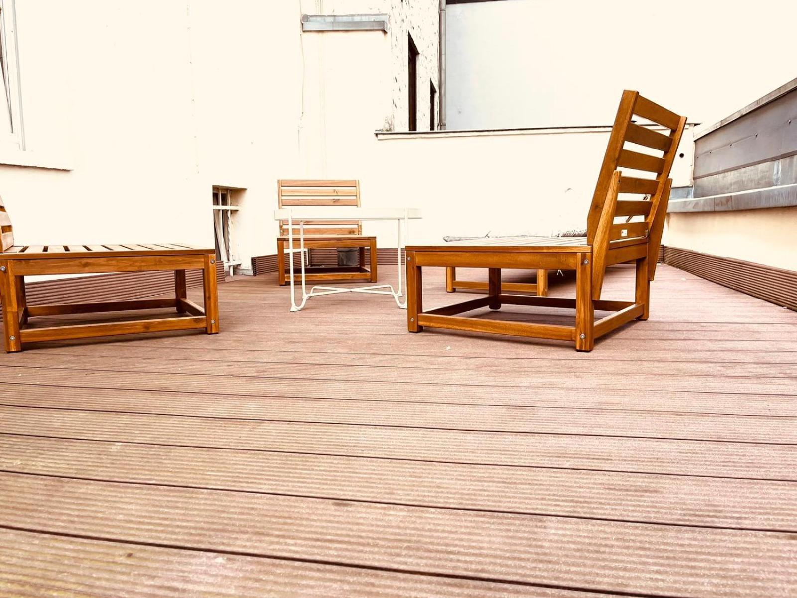 Studio Mit Terrasse Altstadt Koblenz Coblenza Esterno foto